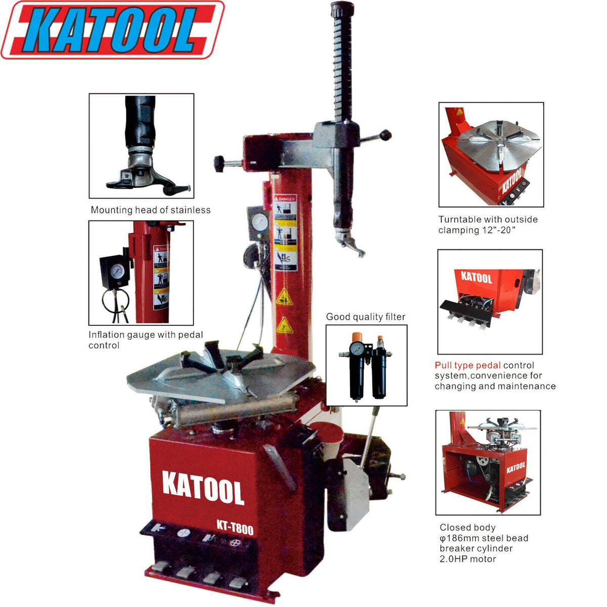 KATOOL KT-T800 Tire Changer