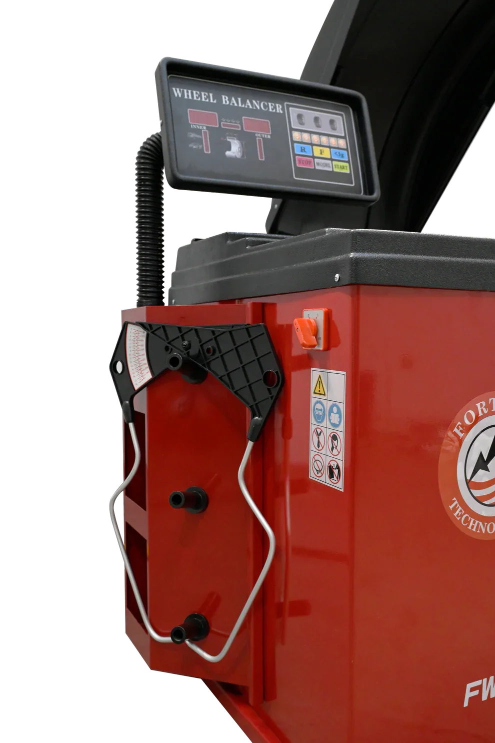 Fortisky FWB-5733 Fully Automatic Truck/Car Wheel Balancer w/Lifting Cart