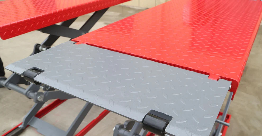Fortisky FSL-FR90 Full-Rise Scissor Lift 9000lbs 72" Electric Lock Release