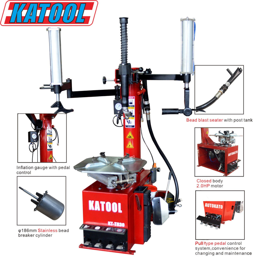KATOOL KT-T830 Tire Changer with Double Assist Arms