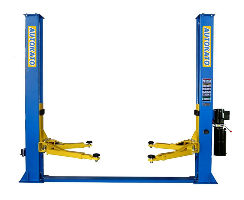 KATOOL KT-H115Z 11,000 lbs. Floor Plate Two Post Lift with 4.0 HP Motor