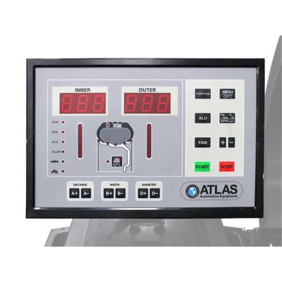 Atlas TC755 Rim Clamp Tire Changer + WB49-2 Wheel Balancer Combo