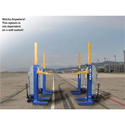 Atlas 4034BC ALI Certified 74,000 lb. Capacity Battery Powered Mobile Column Lift System