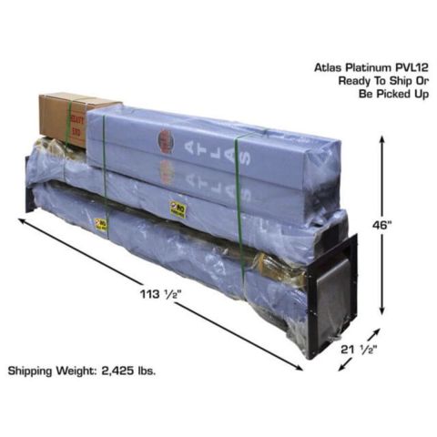 Atlas PVL12 12K Overhead Two Post Lift - ALI Certified