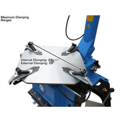 Atlas TC289DAA Rim Clamp Tire Changer + WB11 Wheel Balancer Combo